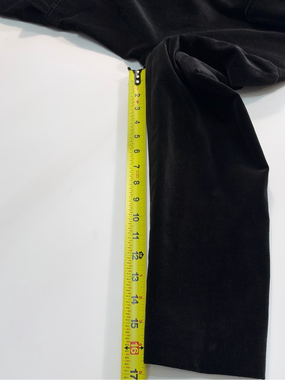 Tommy Hilfiger Black Velvet Single-Breasted Blazer Size 8 - Picture 6 of 11